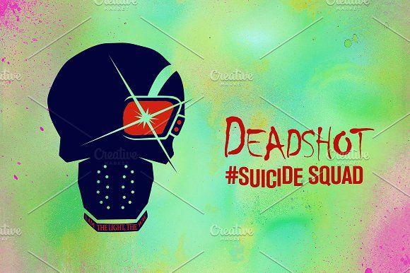 Deadshot Logo - Deadshot Suicide Squad Vector Icon ~ Illustrations ~ Creative Market