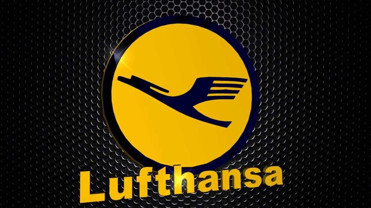 Lufthansa Logo - LUFTHANSA LOGO 3D Lufthansa German Airlines - YouTube