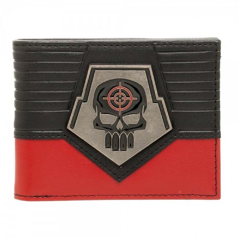 Deadshot Logo - Suicide Squad Deadshot Logo Bifold Wallet | SuperheroDen.com