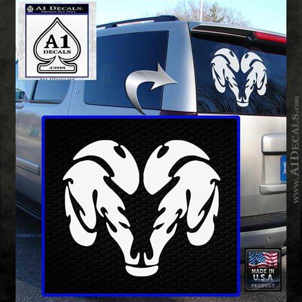 Blue Tribal U Logo - Dodge Ram Logo Tribal Decal Sticker » A1 Decals