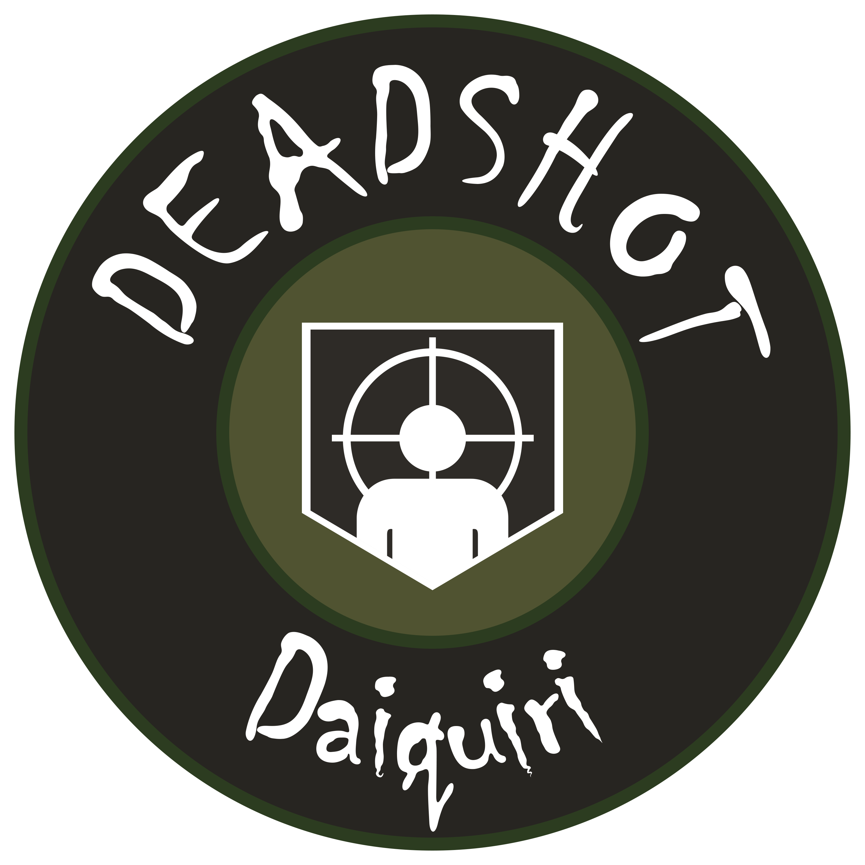 Deadshot Logo - Deadshot Daiquiri Logo from Treyarch zombies (3000x3000). Knife