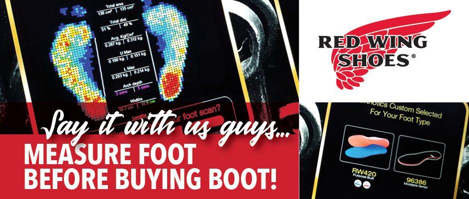 Red with a Wing On It with a Foot Business Logo - Red Wing Shoes | The World's Best Boots | Red Wing Charlottesville