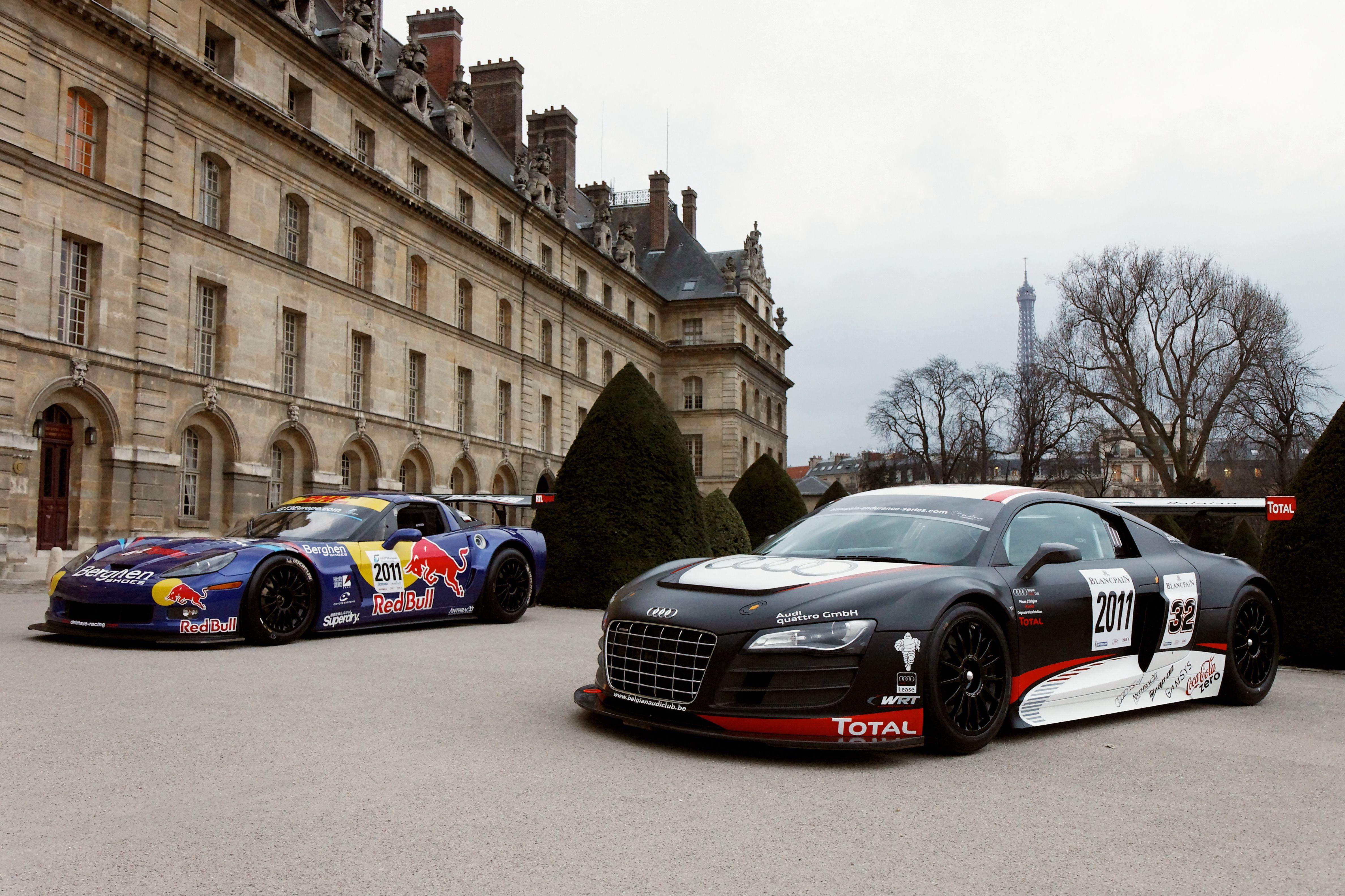 Audi R8 LMS Logo - Blancpain Endurance Series R8 LMS et Corvette Z06