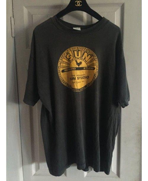 1990s Clothing Logo - New Style Sun Records logo'shirt 1990s vintage Sun Studio t