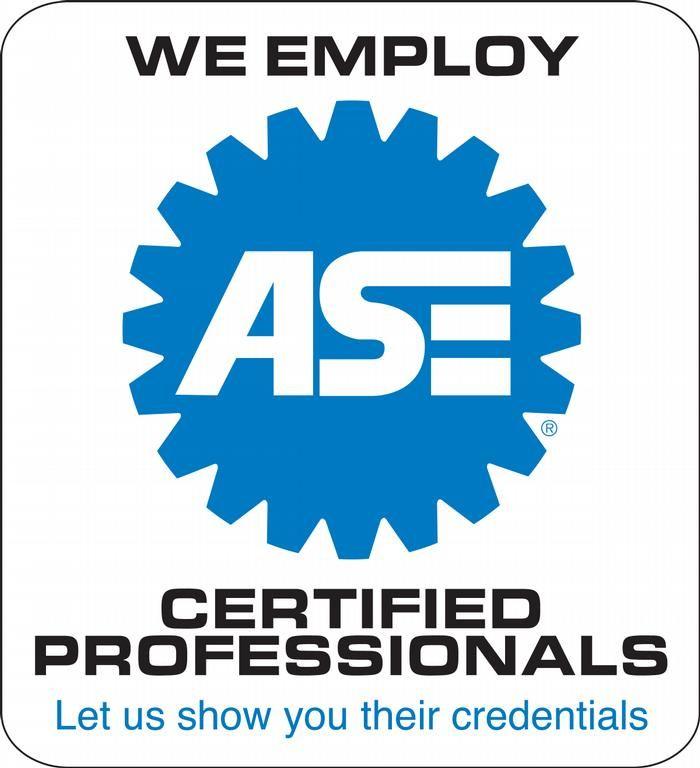 ASE Logo - ASE Certified's Auto Garage. Harper, TX