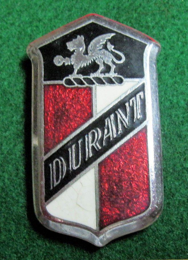 Durant Car Logo - Durant Motors Radiator Emblem | Mechanised emblems & Logos ...