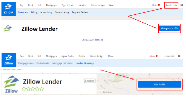 Zillow Lender Review Logo - How do I update my Zillow Group profile? – Zillow Help Center