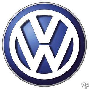 VW Volkswagen Logo - Volkswagen VW EMBLEM, LOGO, Flat Flexible Refrigerator Magnet, 40