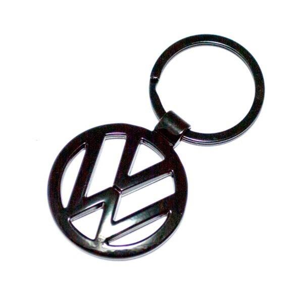 VW Volkswagen Logo - VW Volkswagen Logo Keychain Gloss or Satin Black Golf Gti Enamel