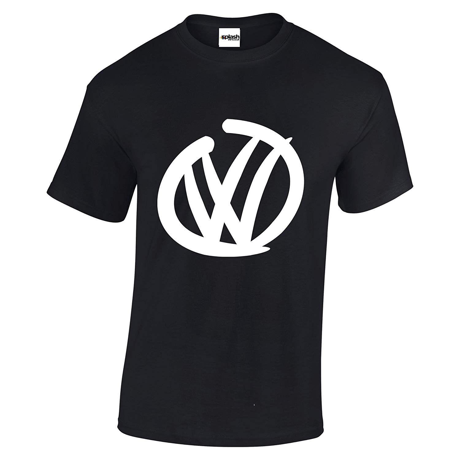 VW Volkswagen Logo - VW Volkswagen Logo Mens Crew Neck Short Sleeve Custom Personalized T ...