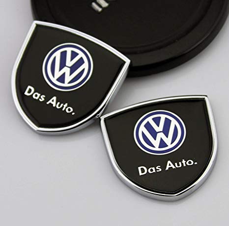 VW Volkswagen Logo - Incognito 7 2 Pcs 3D Laxury Volkswagen Logo VW Logo Volkswagen