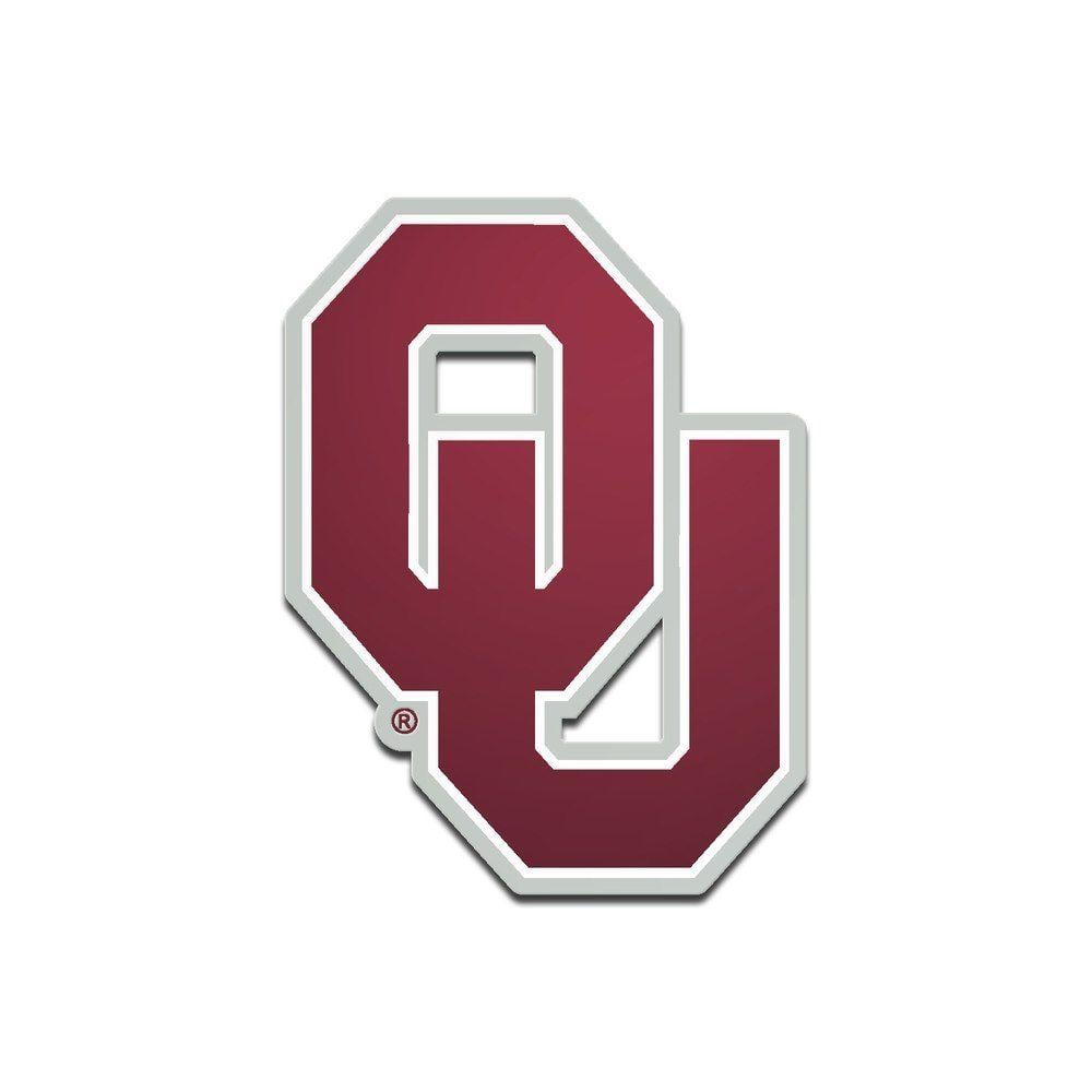 Freeform Logo - Oklahoma Sooners Metallic Freeform Logo Auto Emblem| Official ...