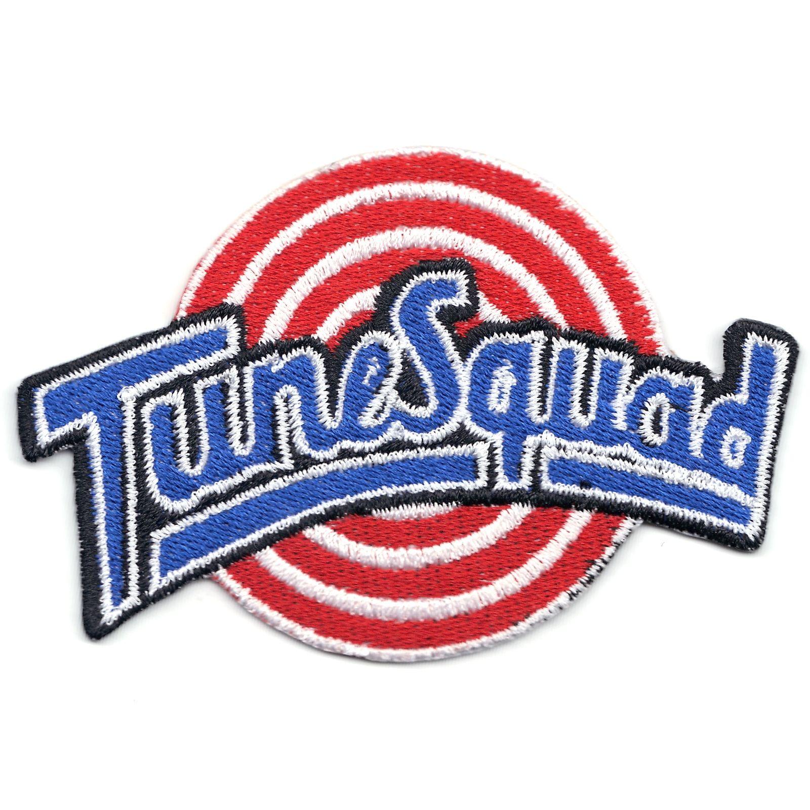 Red Squad Logo - Tune Squad Basketball Team Logo Iron On Patch - Walmart.com