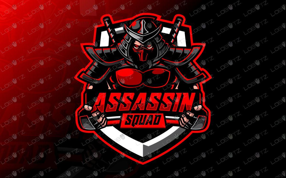 Red Squad Logo - Assassin eSports Logo For Sale | Assassin Mascot Logo - Lobotz