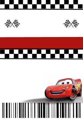 Disney Cars Blank Logo - Homemade Cars Pit Pass Invitation Template and Tutorial