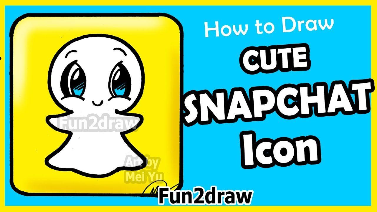 Fun to Draw Logo - Cute Snapchat Logo Step by Step + Fun Facts