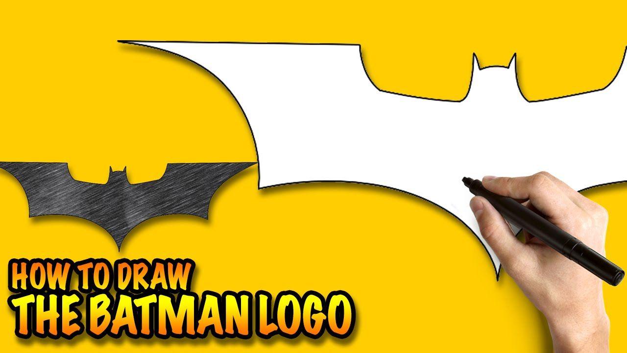 Fun to Draw Logo - Batman Logo Step By Step Drawing Lessons