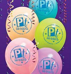 PT Month Logo - Healthcare Habit : Gifts to Celebrate Physical Therapy Month