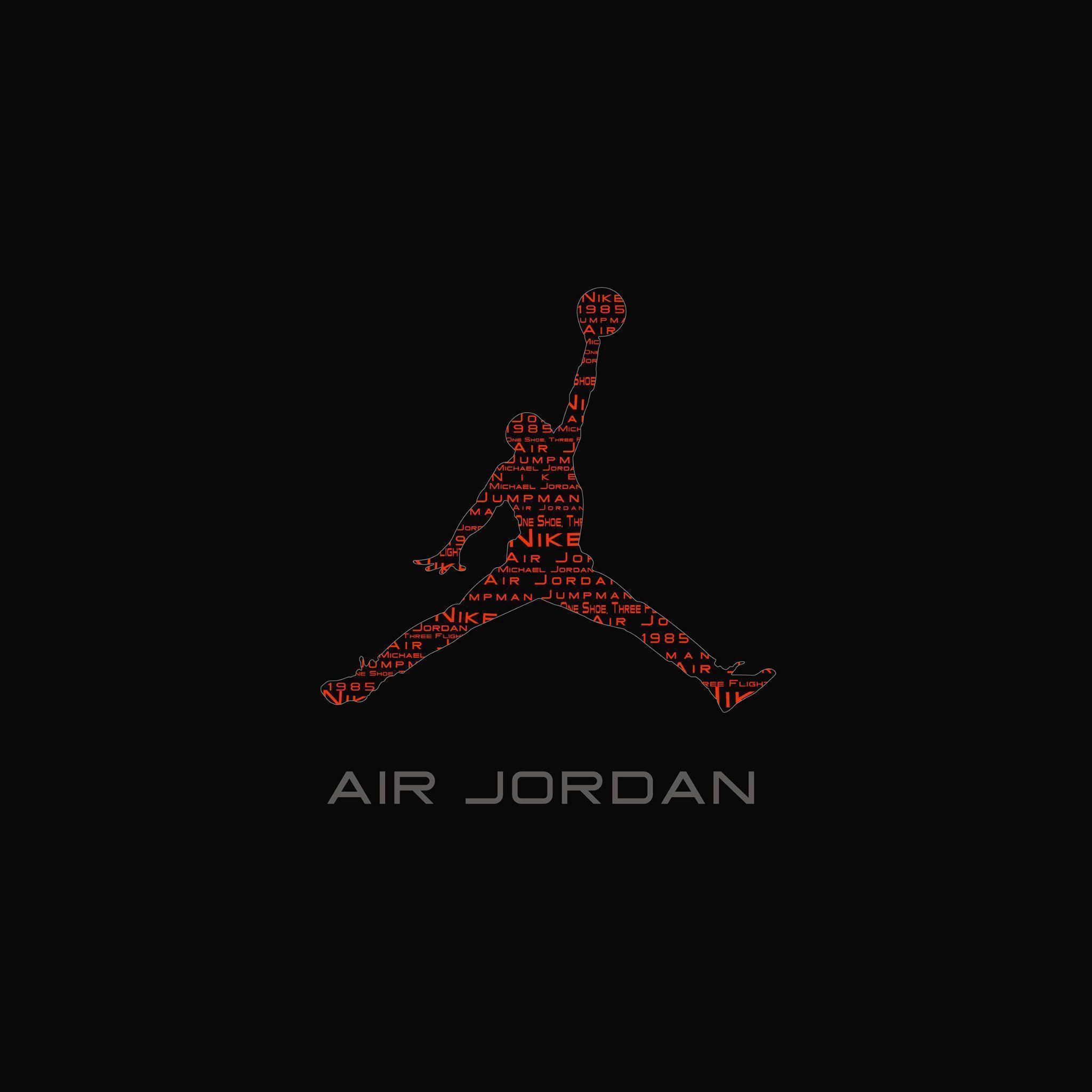Red and Black Air Jordan Logo - Air Jordan Wallpaper