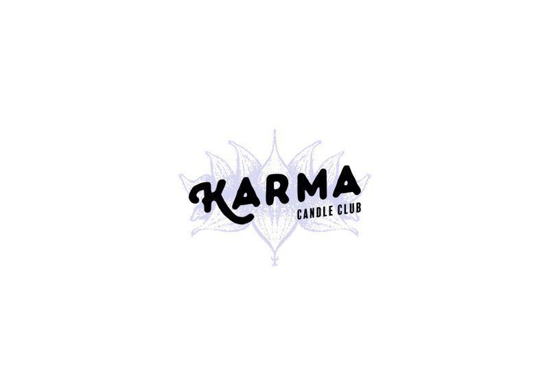 Karma Club Logo - We love this alternate logo design for Karma Candle Club, candle ...