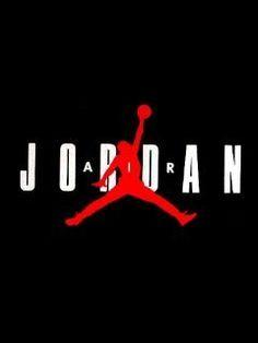 jordan jumpman 23 logo red and black 