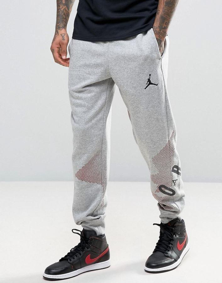 Grey Jordan Logo - Material well Men Nike Jordan Joggers With Large Logo 833920-063 ...