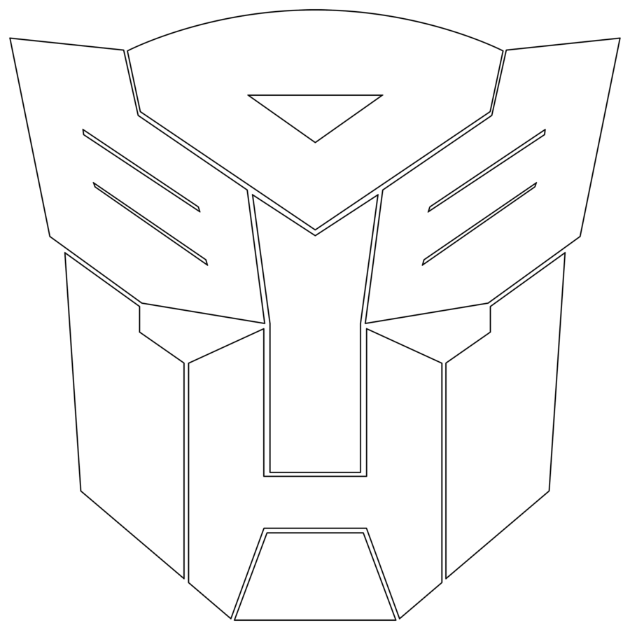 White Autobots Logo - Free Transformers Symbol, Download Free Clip Art, Free Clip Art