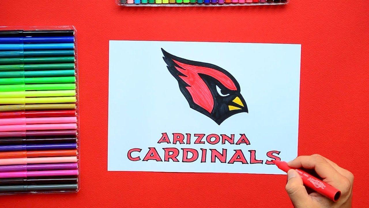 Fun to Draw Logo - How to draw the Arizona Cardinals logo [NFL team series] - YouTube