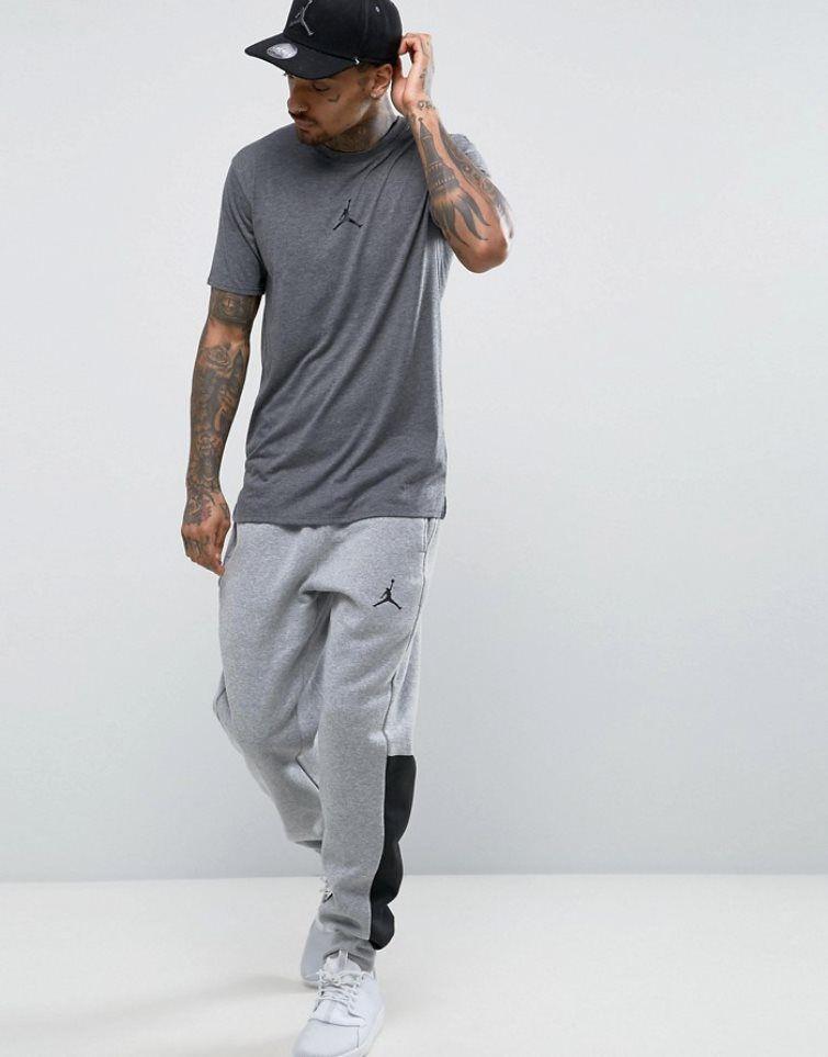 Grey Jordan Logo - save up to 60% Nike Jordan Logo T-Shirt [Grey] Men - Jordan T-Shirts ...