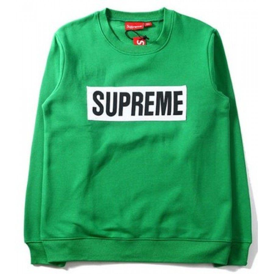 Green Supreme Box Logo - Supreme Box Logo Marathon Sweater (Green)