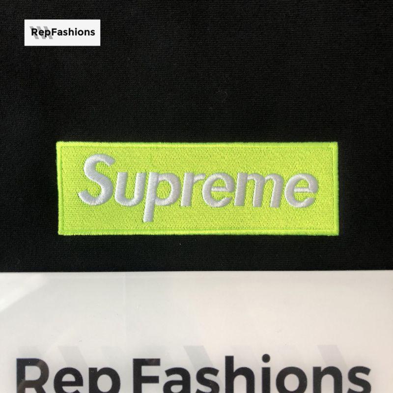 Green Supreme Box Logo - Best Fake Supreme Box Logo Hoodie 17FW - Quality Supreme Replica