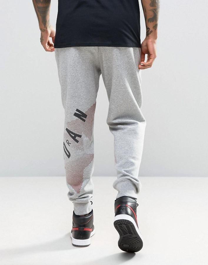 Grey Jordan Logo - Material Well Men Nike Jordan Joggers With Large Logo 833920 063