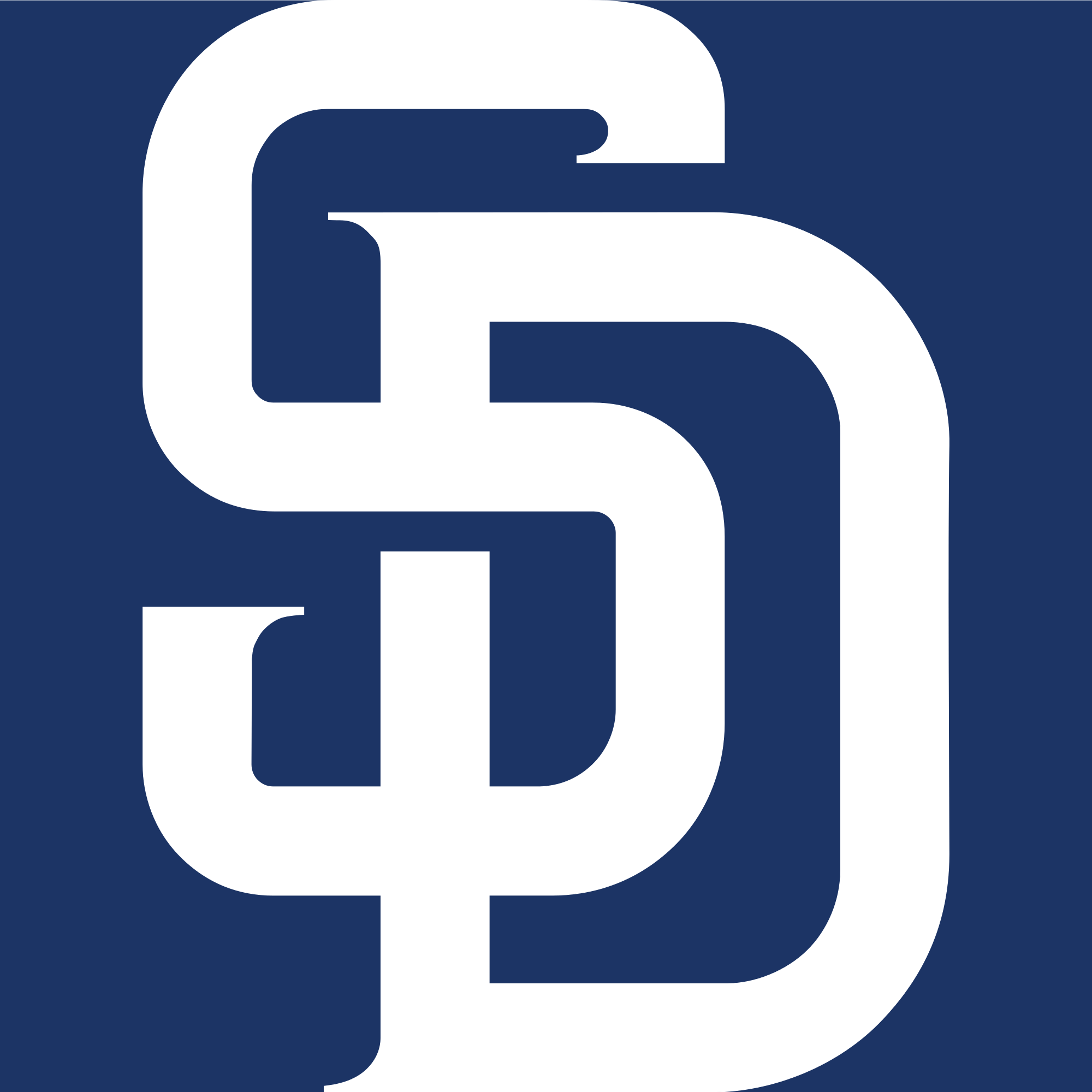 San Diego Padres Logo - San Diego Padres logotype.svg