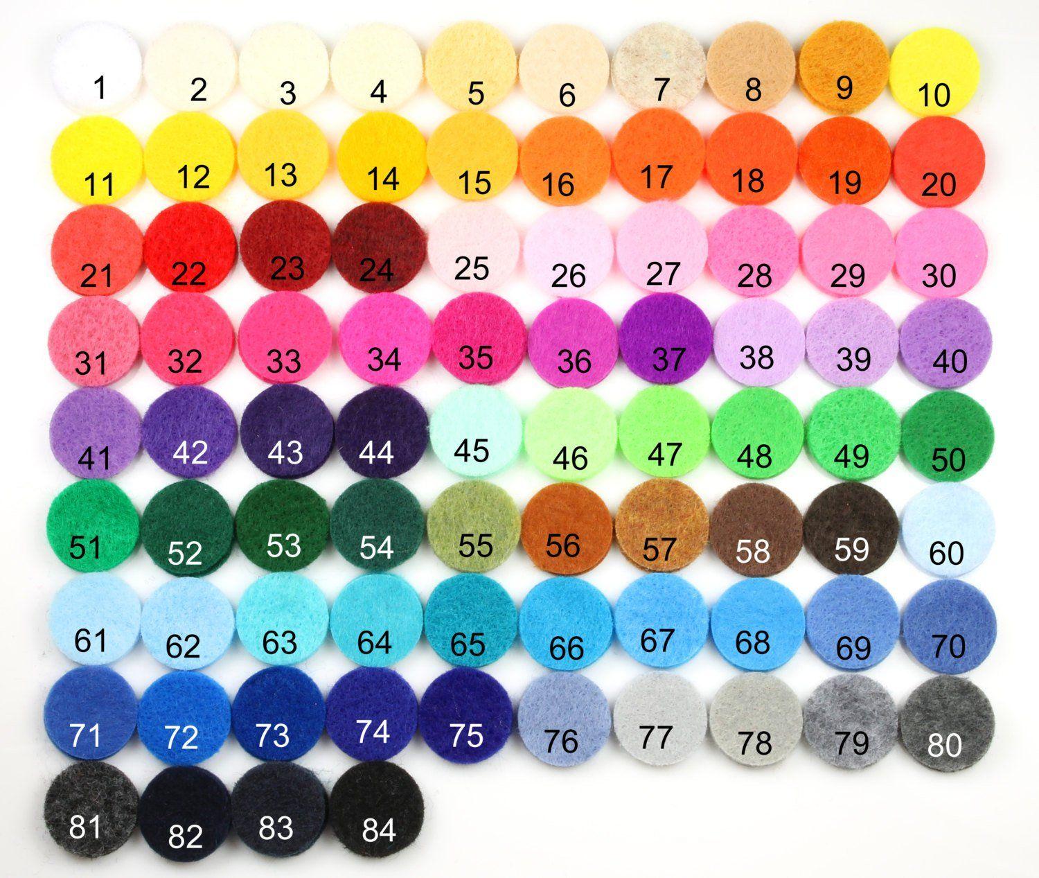 Cut Up Colorful Circle Logo - Felt Circles 2.5 5 Colors 60pcs Craft Supplies Felt | Etsy