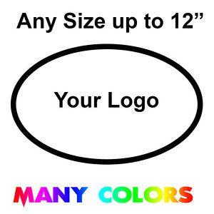 Cut Up Colorful Circle Logo - Custom Logo Sticker Die Cut Decals Your Company Business