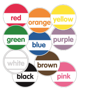Cut Up Colorful Circle Logo - Just Teach Number Cards Bulletin Board Set