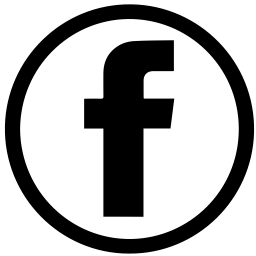 Black and White FB Logo - Social media fb Black Icon
