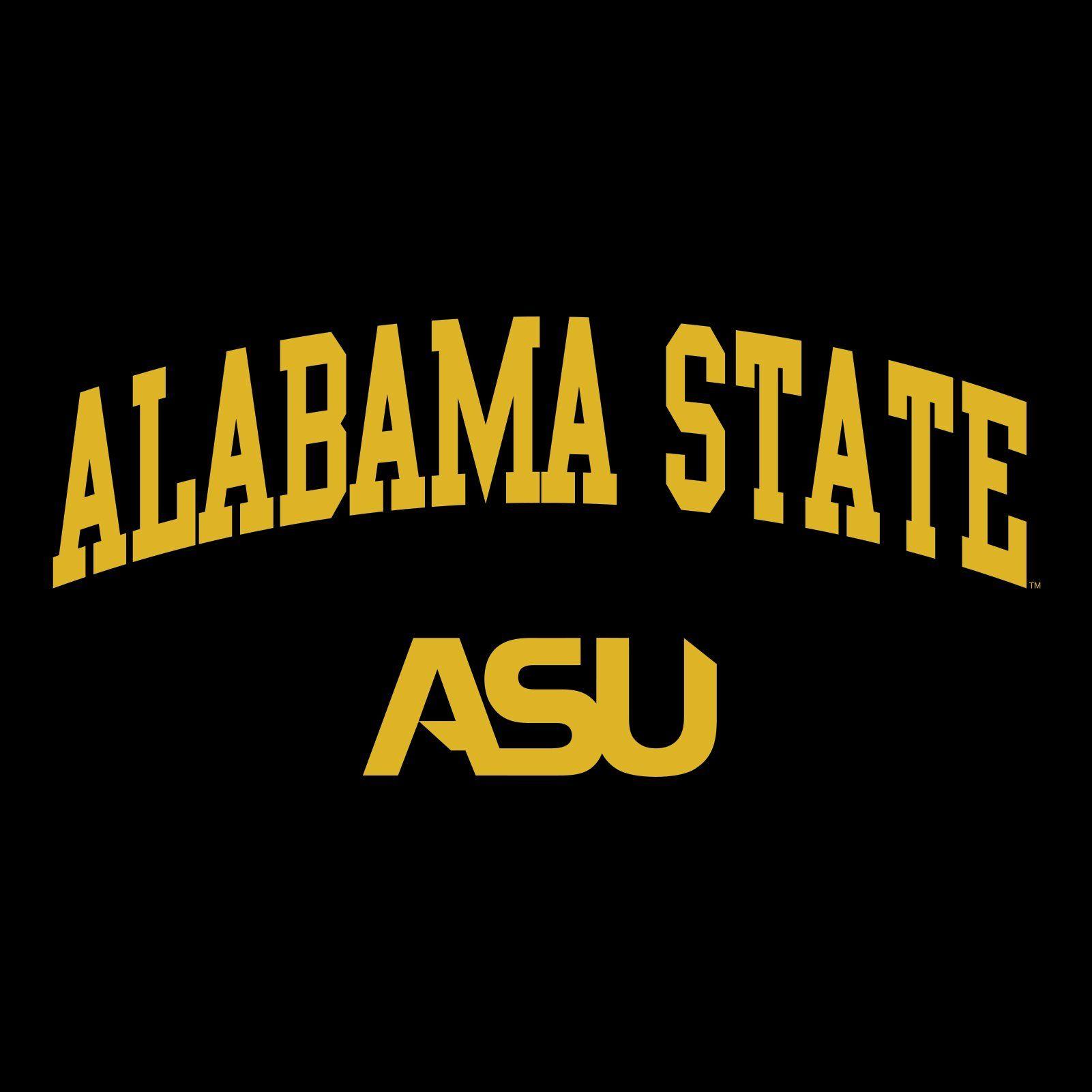 Alabama State University Logo - Alabama State University Hornets Arch Logo T Shirt - Black - UGP