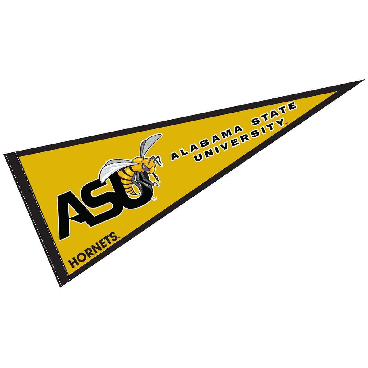 Alabama State University Logo - Amazon.com : WinCraft Alabama State Pennant Full Size Felt : Sports