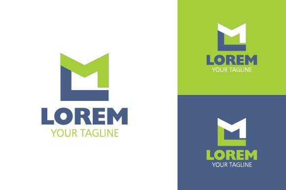 Green Letter M Logo - Letter M Logo Template Graphic