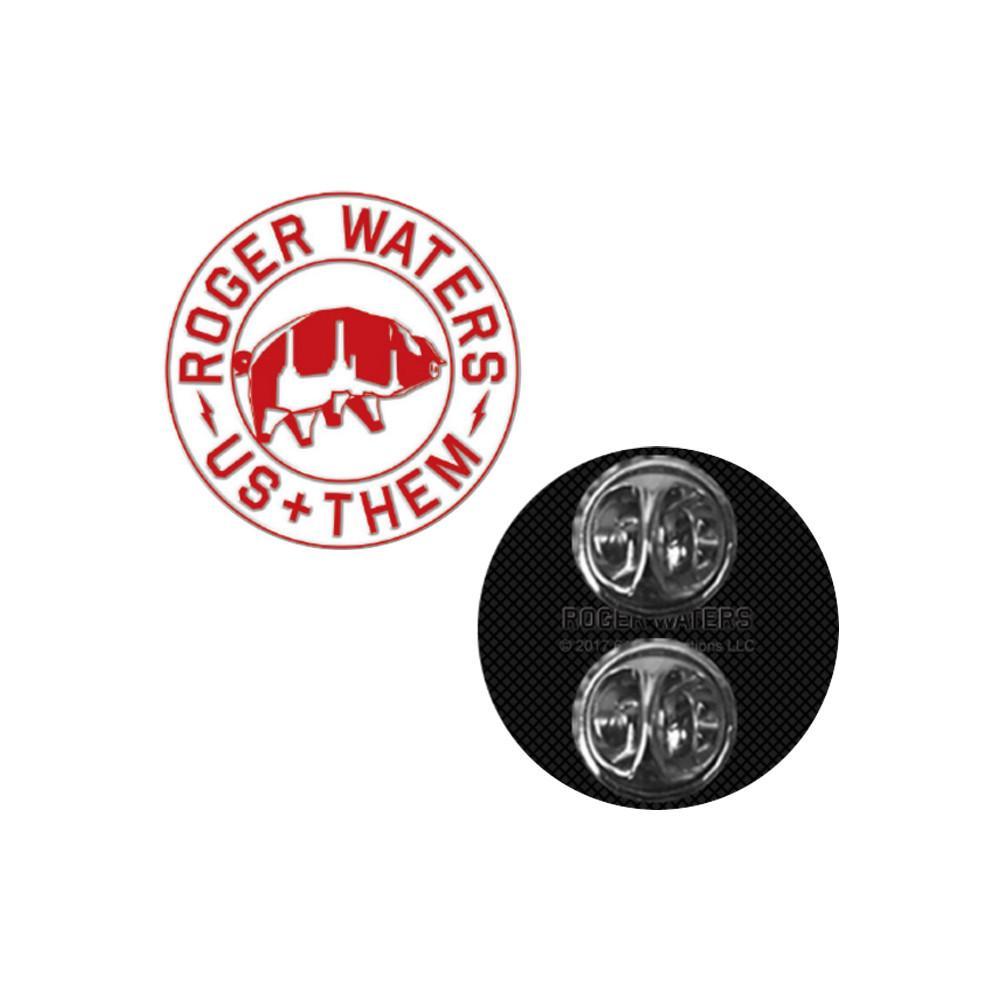 Red Pig Logo - Us + Them Red Pig Enamel Pin – Roger Waters Store