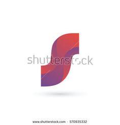 3D Red Letter S Logo - Best 3D A Z Initial Letter Typography Logo Design Image. Logo