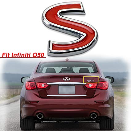3D Red Letter S Logo - Amazon.com: x xotic tech 3D Metal Red Letter S Badge Rear Fender ...