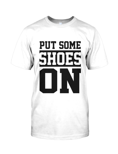 Horseshoe Gang Logo - $5 FLASH SALE!!! Horseshoe Gang Put Some Shoes On White T Shirt