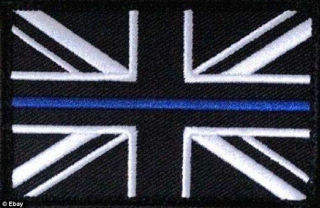 Black White and Blue Logo - Police wearing Union Jack badge in tribute to PC David Phillips told ...