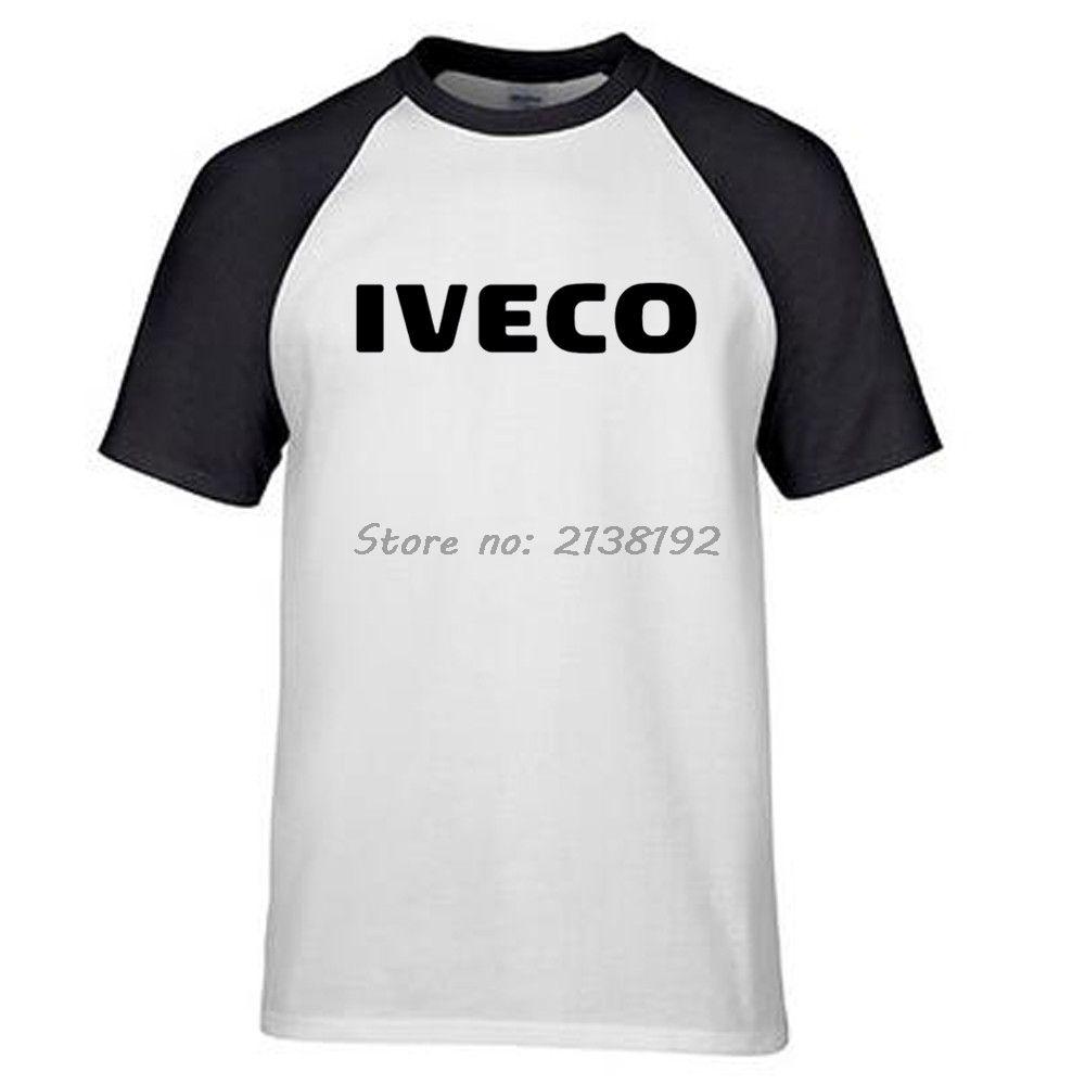 Iveco Trucks Logo - Iveco Trucks Man T Shirt Raglan Sleeve Brand Clothing New Car Brand ...