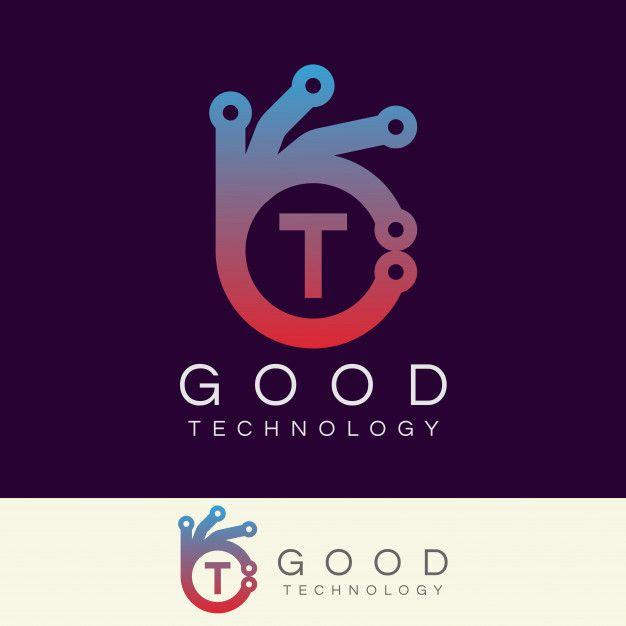 Maroon Letter T Logo - Good technology initial letter t logo design Vector