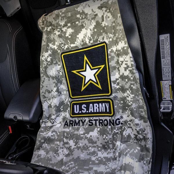Camo Jeep Logo - Jeep Seat Towel Digital Camo With US Army Logo