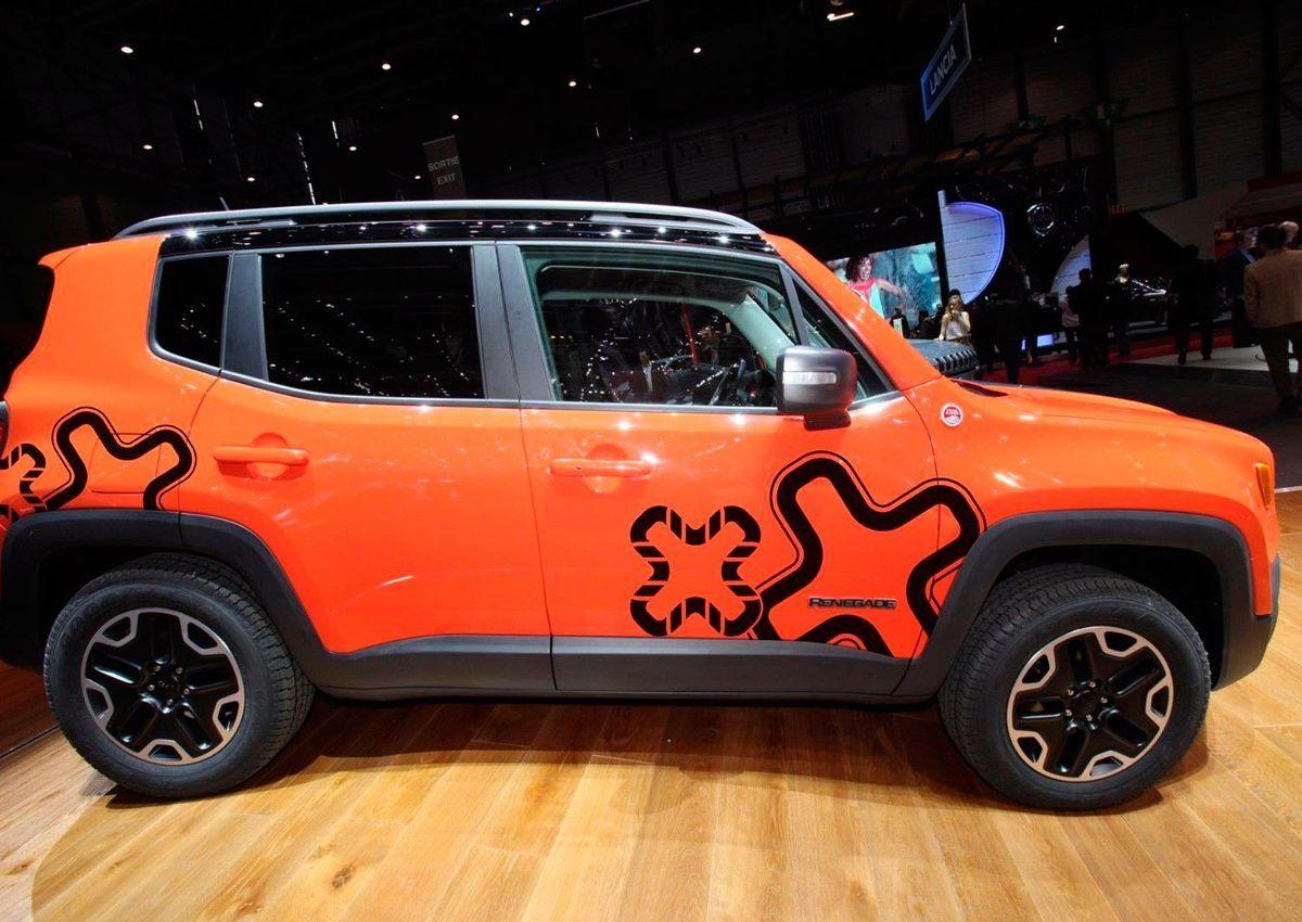 Camo Jeep Logo - Product: Jeep Renegade Logo Vinyl Decal Hood Stripe Graphic Off Road ...