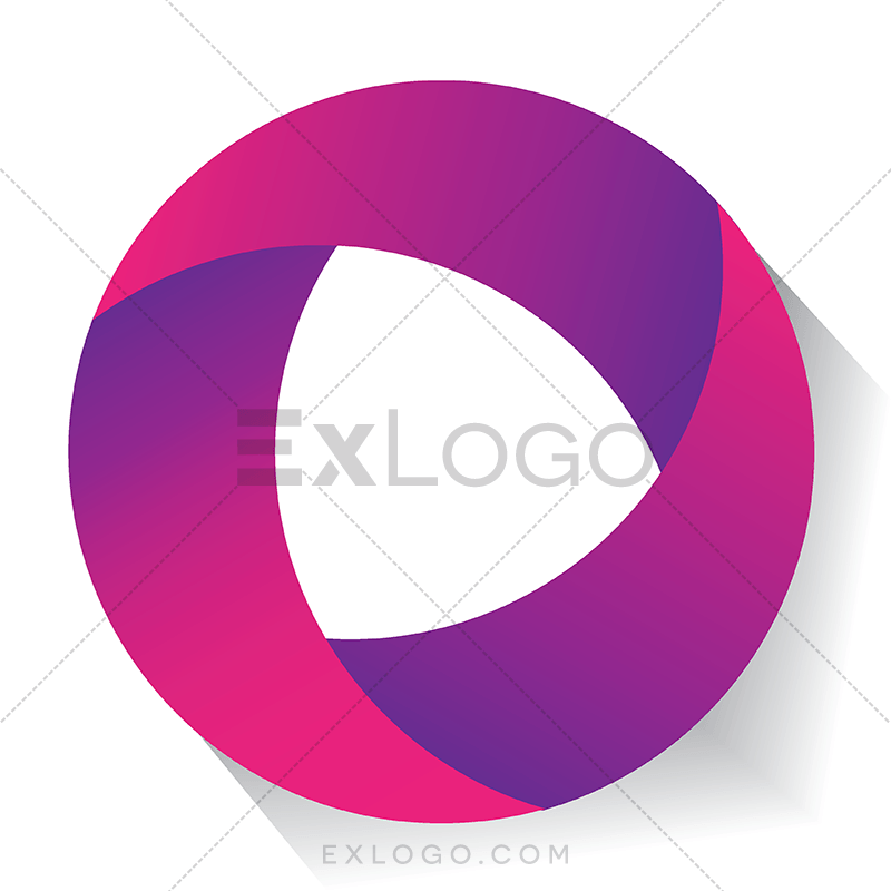 Triple Circle Logo - Triple Split - ExLogoExLogo